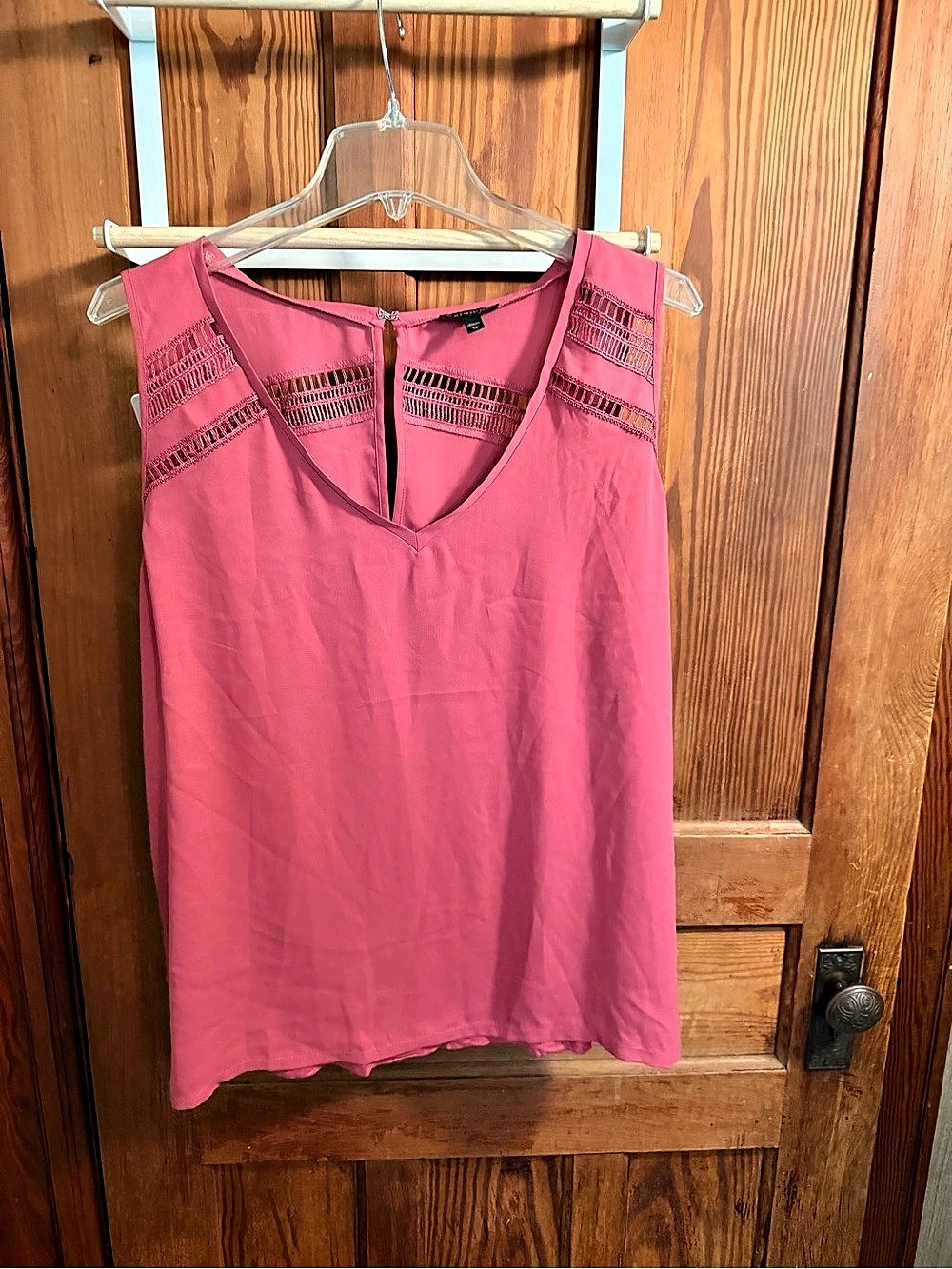 Pink Sleeveless Top
